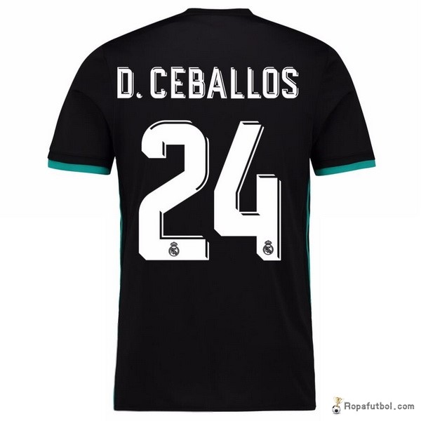 Camiseta Real Madrid Replica Segunda Ropa D.Ceballos 2017/18